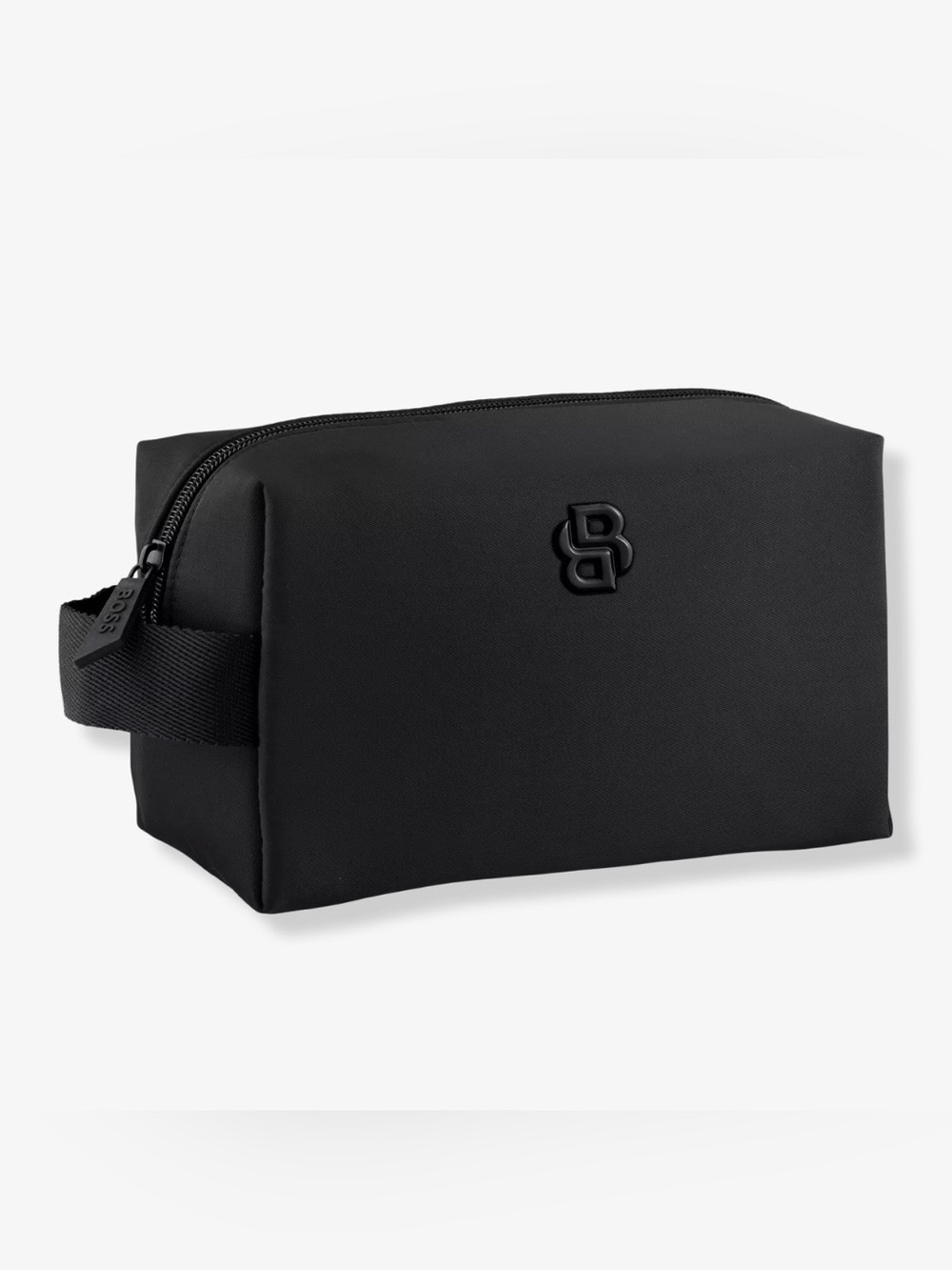 Hugo Boss Black Men’s Travel Toiletry Bag with Embossed Logo